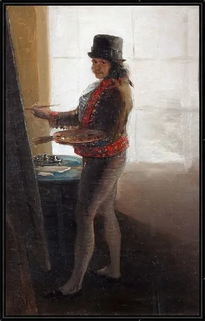 Картина Автопортрет у мольберта