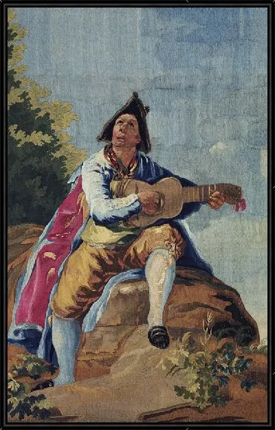 Картина Майо с гитарой