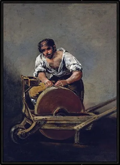 Картина Нож-шлифовальный станок