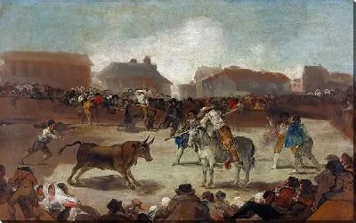 Картина Коррида в городе