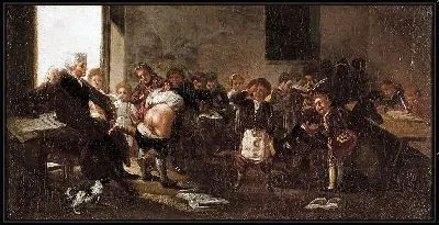 Картина Школьная сцена