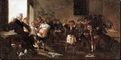 Картина Школьная сцена