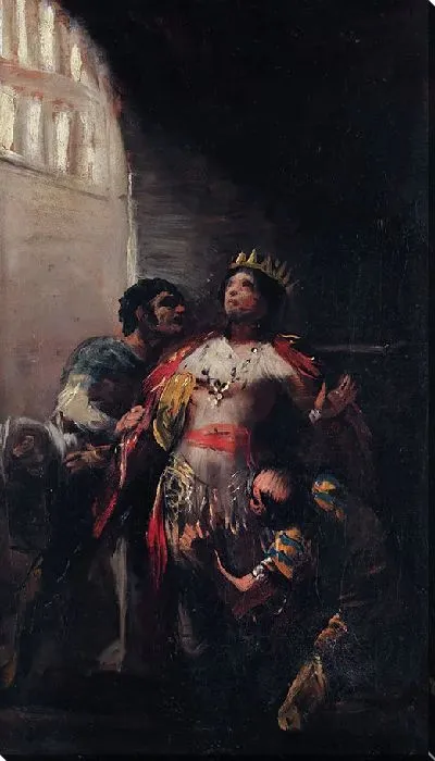 Картина Святая Герменегильда в тюрьме