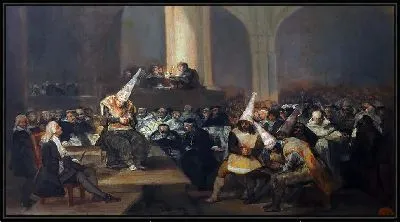 Картина Сцена инквизиции