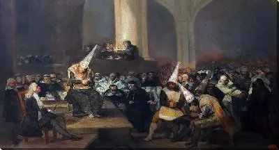 Картина Сцена инквизиции