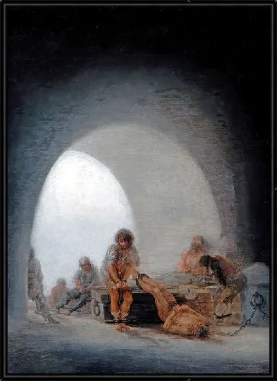 Картина Интерьер тюрьмы