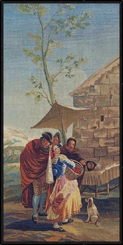 Картина Продавец боярышника