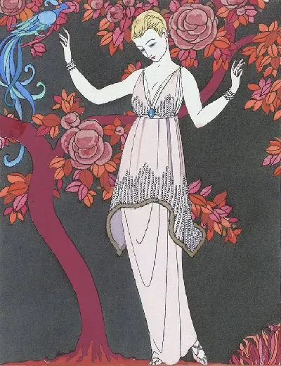 Картина Древо науки Вечернее платье от Дуйе (1914)