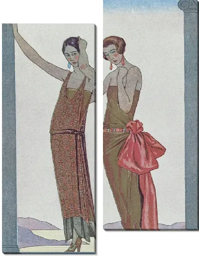 Картина Вечерние платья от Ворта (1922)