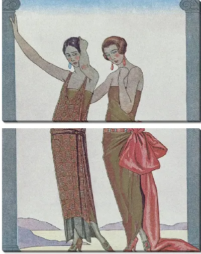 Картина Вечерние платья от Ворта (1922)