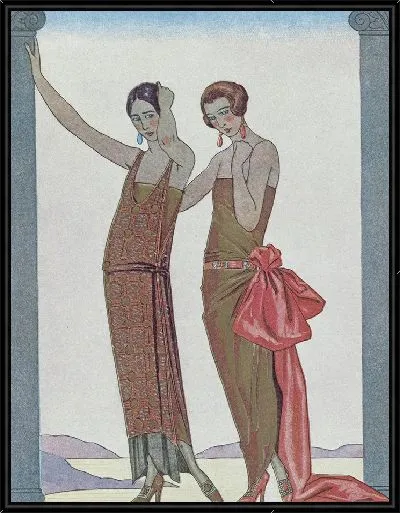 Картина Вечерние платья от Ворта (1922)