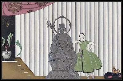 Картина Дом мадемуазель Спинелли (1921)
