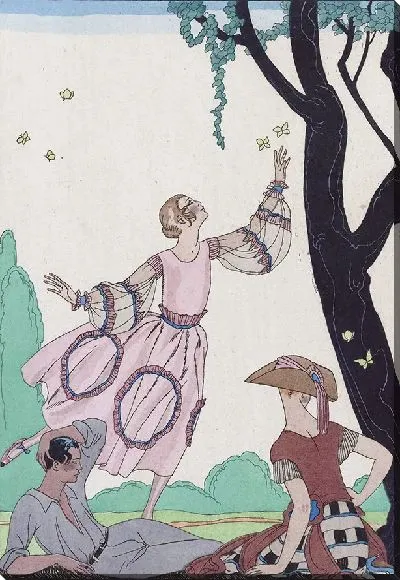 Картина Бабочки; Франция 20 век (1922)