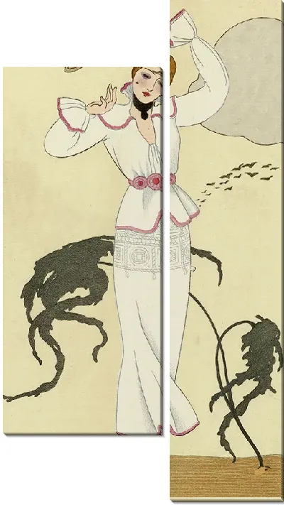 Картина Белое суконное платье (1912 г.)