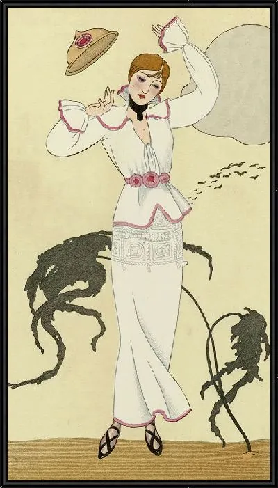 Картина Белое суконное платье (1912 г.)