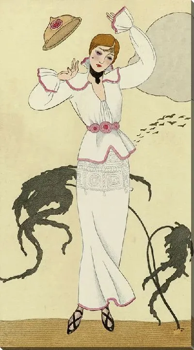 Картина Белое суконное платье (1912 г.)