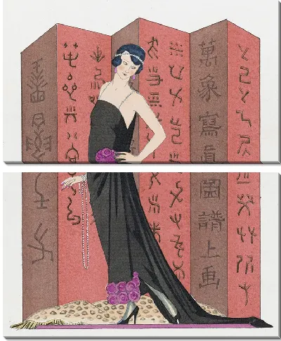 Картина Знаменитые дома моды (1921)