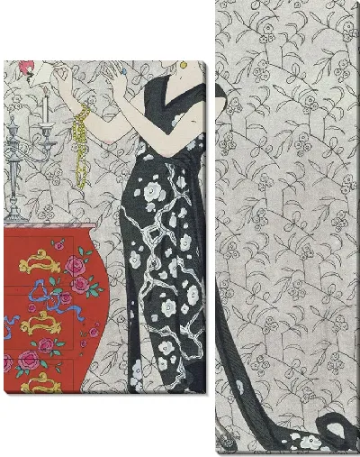 Картина Вечернее платье де Бира (1921 г.)