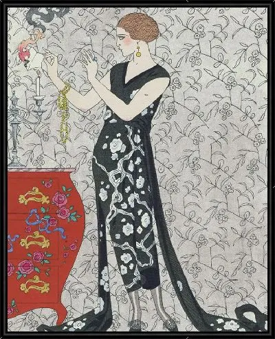 Картина Вечернее платье де Бира (1921 г.)