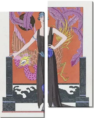 Картина Вечернее платье от Ворта (1921)