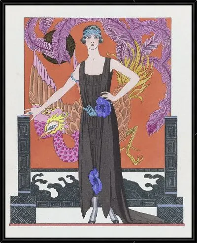 Картина Вечернее платье от Ворта (1921)