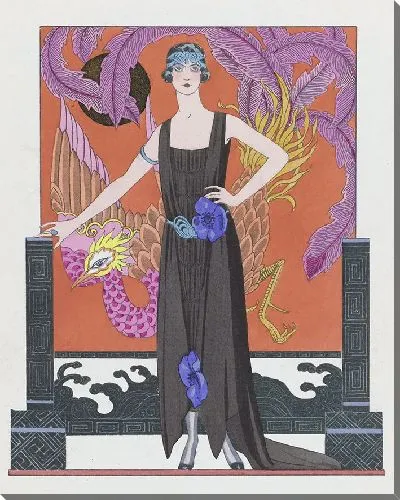 Картина Вечернее платье от Ворта (1921)