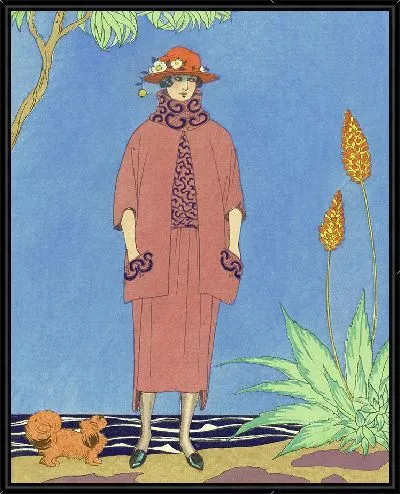 Картина На Палм-Бич; Портной, автор Уорт (1921)