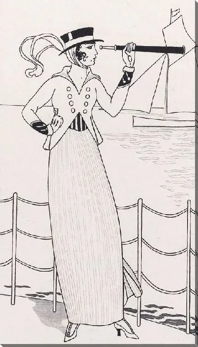 Картина Костюмированные яхты (1914 г.)