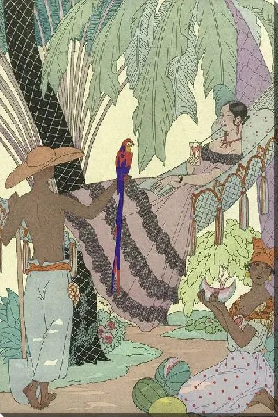 Картина Ленивая красота; Вест-Индия 19 века (1923)