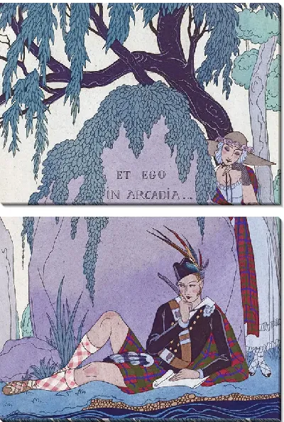 Картина Любимый поэт ; Шотландия 19 века (1923)