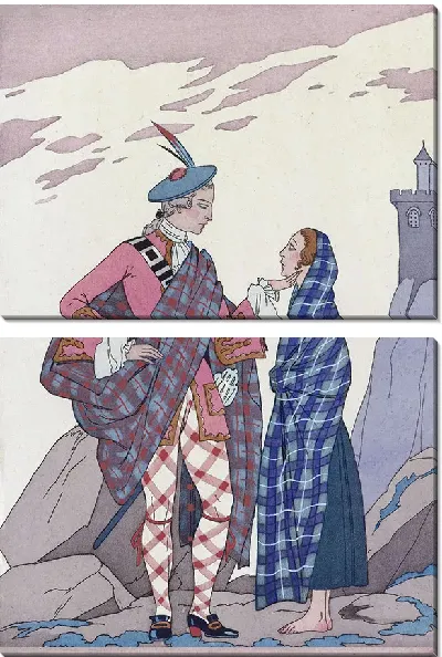 Картина Не бойся, малышка! ; Шотландия 18 века (1923)