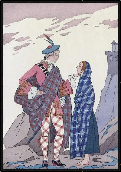 Картина Не бойся, малышка! ; Шотландия 18 века (1923)
