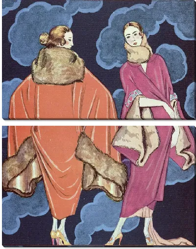 Картина Это ночь. Пальто Уорта (1923)