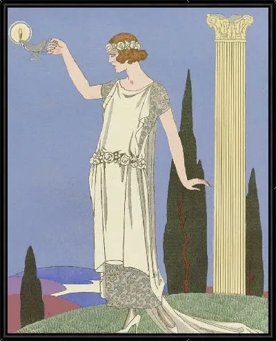 Картина Психика; Вечернее платье от Ворта (1921)