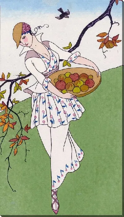 Картина Туалет из тафт (1914 г.)