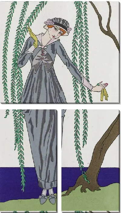 Картина Платье из тафт (1913 г.)