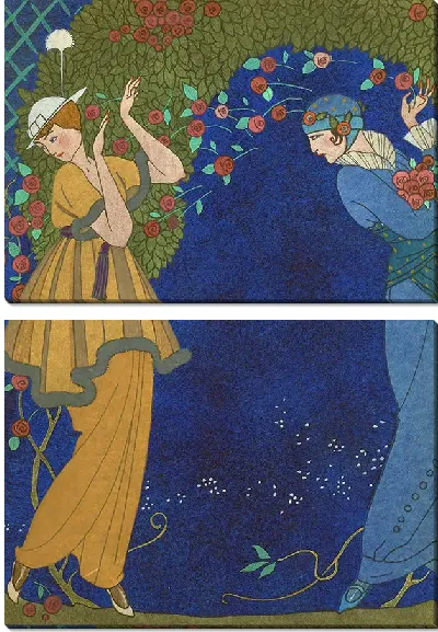 Картина Розы в ночи (1914)