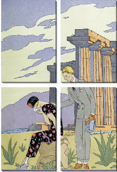 Картина Фалбалы и фанфрелюши, Пестум (1925)