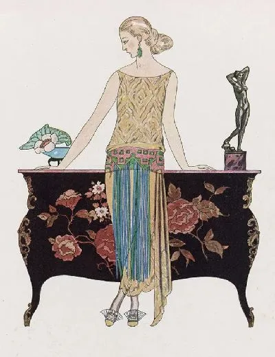Картина Розалинда. ; Вечернее платье от Ворта (1922)