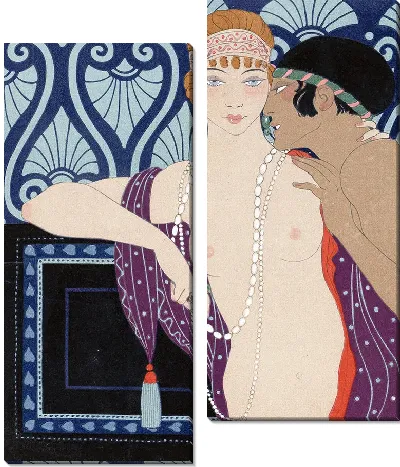 Картина Три красавицы Мнасидики (1922)