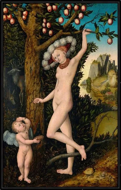 Картина Купидон жалуется Венере