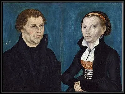 Портрет Мартина Лютера. Портрет Катарины Лютер