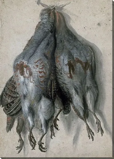 Картина Четыре мертвых куропатки