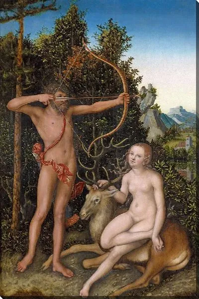 Картина Аполлон и Диана