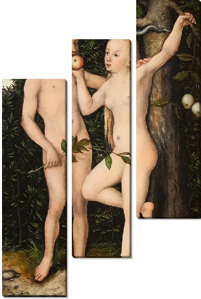 Картина Адам и Ева-1