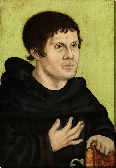 Картина Мартин Лютер как монах-августинец