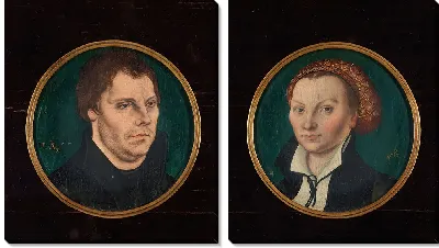 Портрет Мартина Лютера и его жены Катарины фон Бора