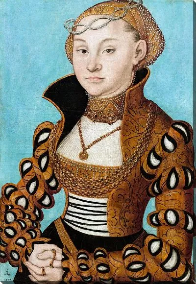 Картина Портрет саксонской дворянки