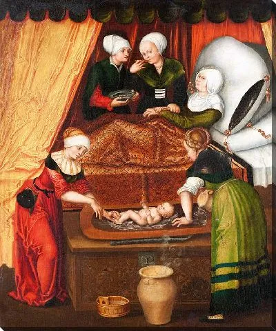 Картина Рождение Иоанна Крестителя