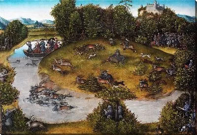 Охота на оленя курфюрста Фридриха Мудрого (1463-1525) Саксонского
